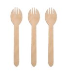 WOODEN SPORK 140 MM