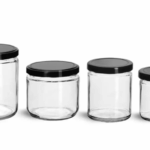 glass salsa jar