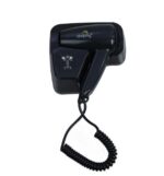 HAIR DRYER WITH ROUND PLUG -BLACK 1200W