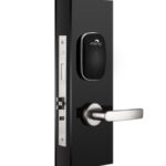 Black RFID Door Lock With Extruded Aluminum