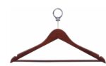 Brown Wooden Cloth Hanger For Clothes 2