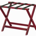 Cherry Red Luggage Rack With Nylon Straps dlrk0002 1 (1)