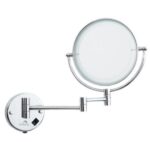 Silver Magnifying Mirror With 5x Magnification dmmr 0009 2