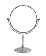 SILVER MAG MIRROR TABLE TOP 2 SIDE 8 INCH