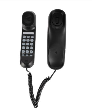 WALL MOUNTABLE TELEPHONE - BLACK