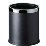 black Round Room Dustbin With Open Top dwbn0003 (1)