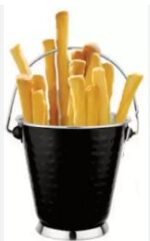 French Fries Black Bucket