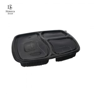 MEAL TRAY WITH LID | 3 CP | PACK OF 500