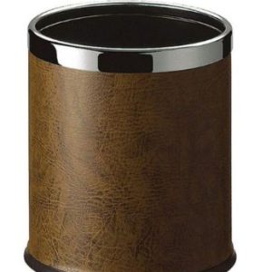 Brown Round Room Dustbin With Open Top dwbn0003