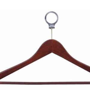 Brown Wooden Cloth Hanger For Clothes 2