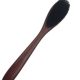 CHERRY WOOD SHOE BRUSH WITH H ORN WITH LEATHER THONG