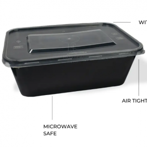 RECTANGULAR CONTAINER WITH LID | PACK OF 500