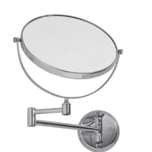 Silver Brass Magnifying Mirror Wall Mounted dmmr0001 2