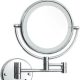 LED SILVER MAG MIRROR 5X 8 INCH 2 SIDE